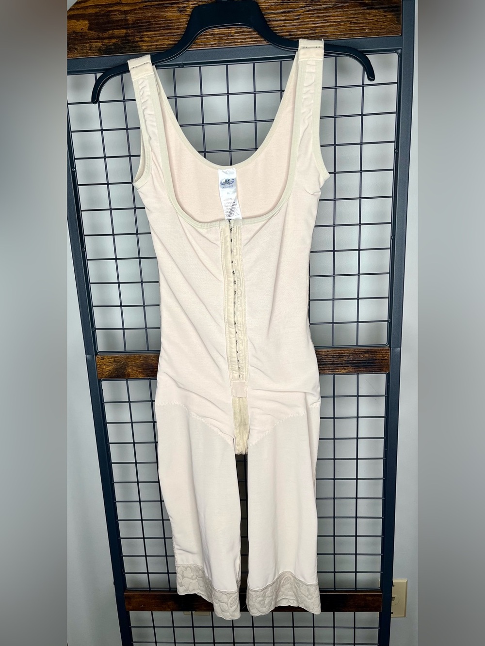 BST Medical Supply High Compression Front-Zip Shaping Bodysuit in Nude